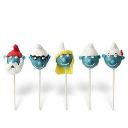 Cake Pops Στρουμφάκια