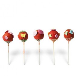 Cake Pops Κόκκινα Διάφορα