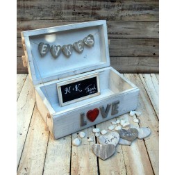 Ξύλινο Κουτί Ευχών "Love"