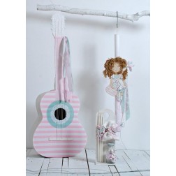 Σετ Βάπτισης "Shabby Guitar Doll"
