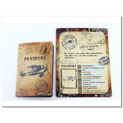 Προσκλητήριο Βάπτισης "Passport"