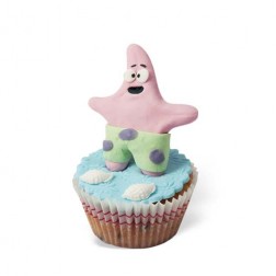 Τρισδιάστατα Cupcakes Αστερίας Patrick