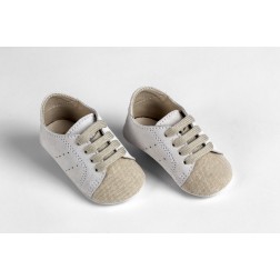 Δερμάτινο sneaker αγκαλιάς "513A"
