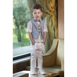 Βαπτιστικό Κοστούμι για αγόρι Dolce Bambini 8600