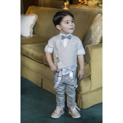 Βαπτιστικό Κοστούμι για αγόρι Dolce Bambini 8615