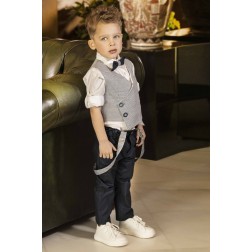 Βαπτιστικό Κοστούμι για αγόρι Dolce Bambini 8619