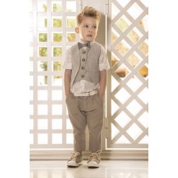 Βαπτιστικό Κοστούμι για αγόρι Dolce Bambini 8633-1