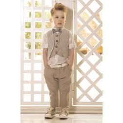 Βαπτιστικό Κοστούμι για αγόρι Dolce Bambini 8633-1