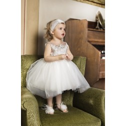 Βαπτιστικό Φόρεμα Dolce Bambini 9805-1