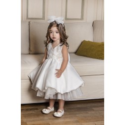 Βαπτιστικό Φόρεμα Dolce Bambini 9833-1