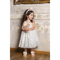 Βαπτιστικό Φόρεμα Dolce Bambini 9835-1