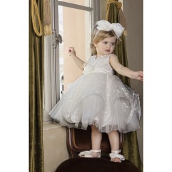 Βαπτιστικό Φόρεμα Dolce Bambini 9836-1