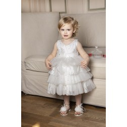 Βαπτιστικό Φόρεμα Dolce Bambini 9858-1