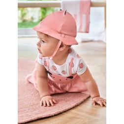 Φορμάκι φούστα με καπέλο ECOFRIENDS Νεογέννητο κορίτσι