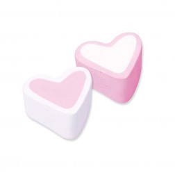 Marshmallows Καρδιά Ροζ - Λευκή 