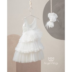 Κοριτσίστικο Σύνολο Βάπτισης "Viviana" 272 Angel Wings