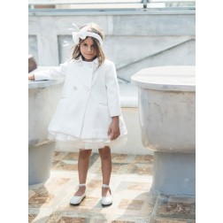 ΜΟΧΕΡ ΠΑΛΤΟ OFF WHITE| Stova Bambini AW23/24 G5  