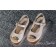 Δερμάτινο Πέδιλο Peep Toe Stova Bambini SS2021 Gold Mirror