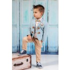 A4196-Boys-light-blue-knitted-jacket-beige-trousers